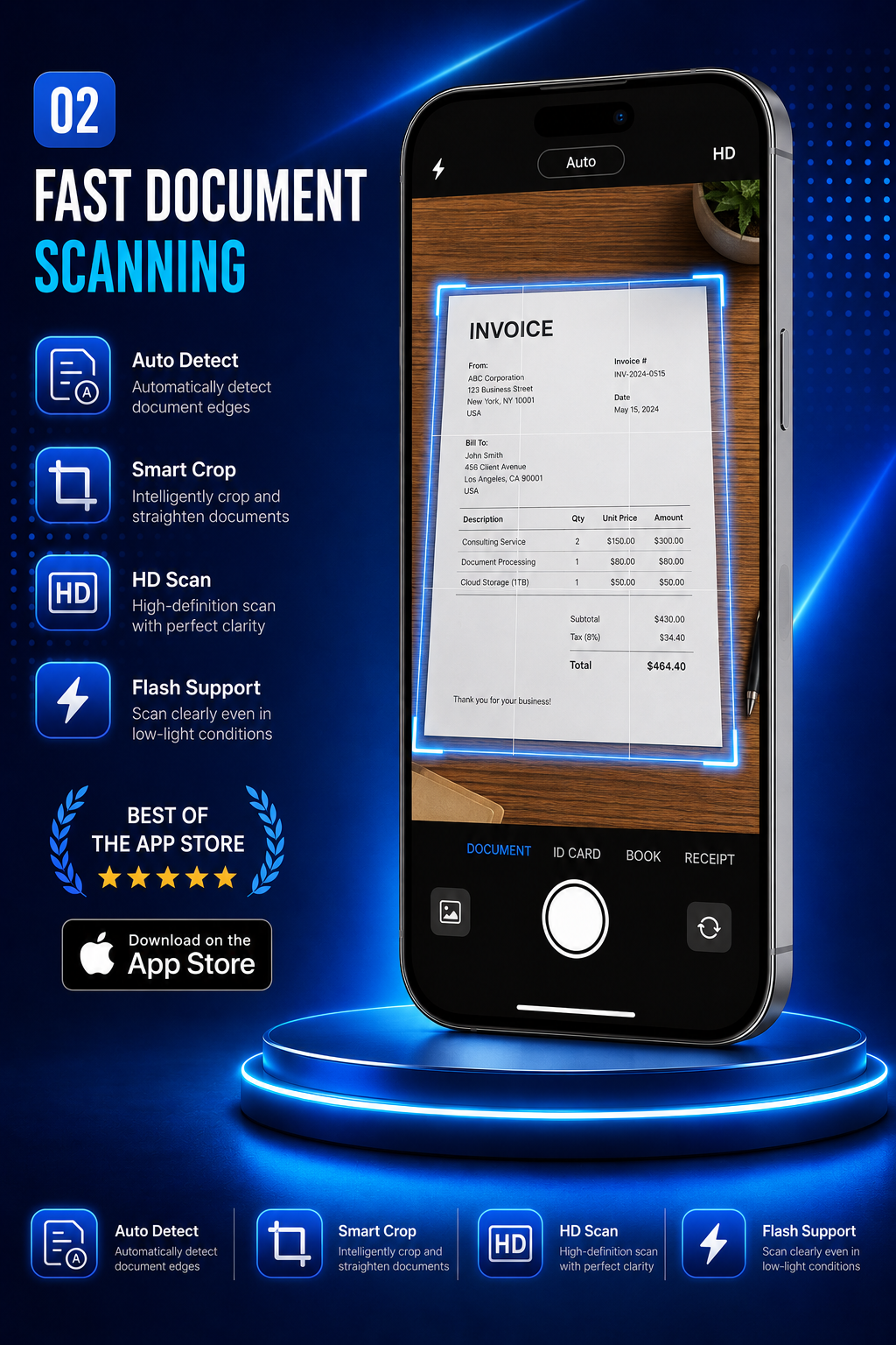 DocScanProX app highlight screen 2