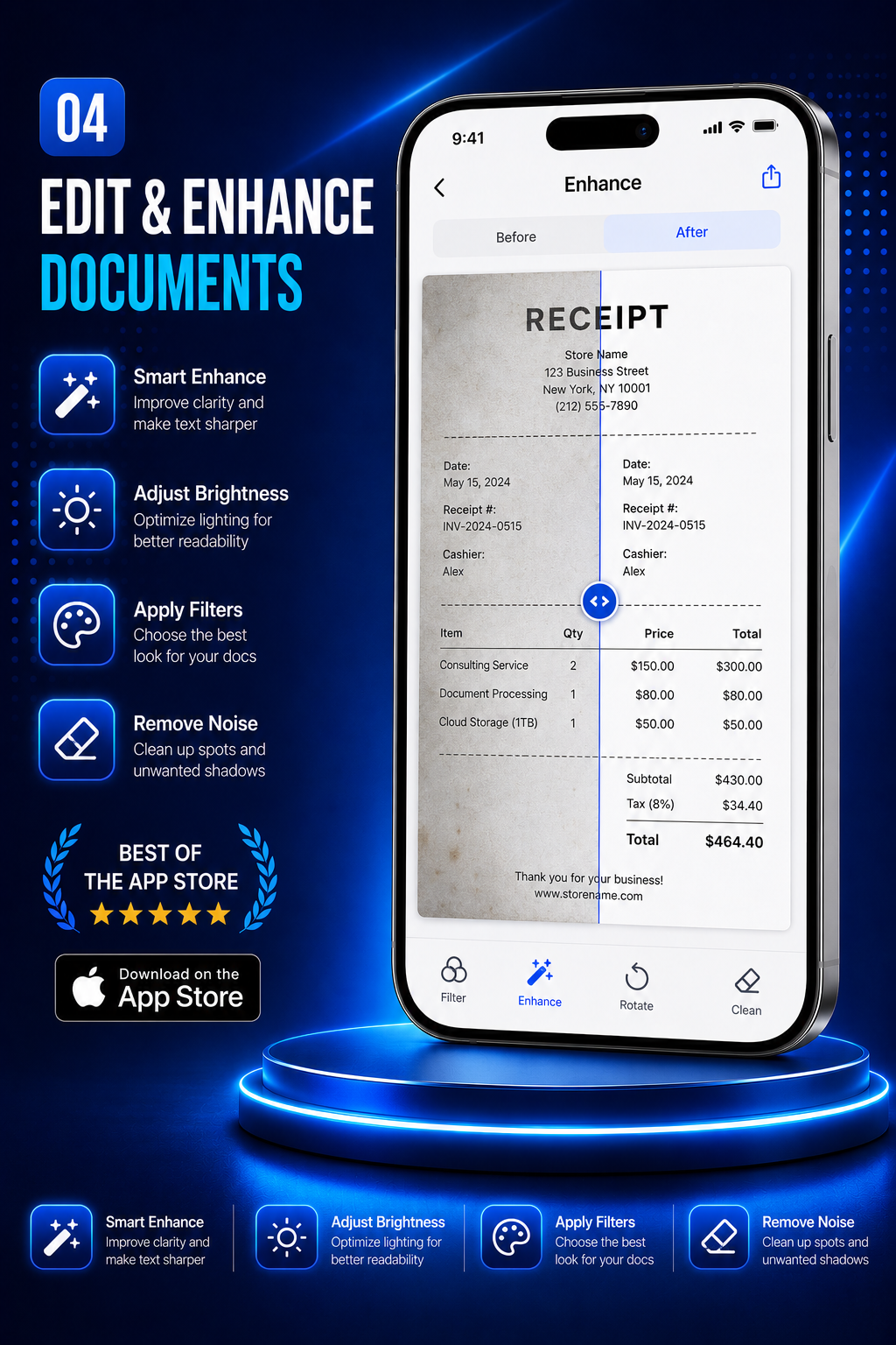 DocScanProX app highlight screen 4